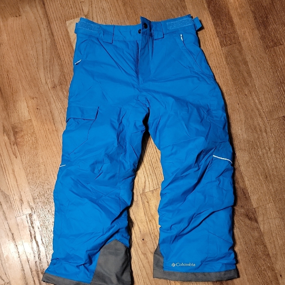 Columbia Blue Cargo Pants with Insulation and Waterproof Material